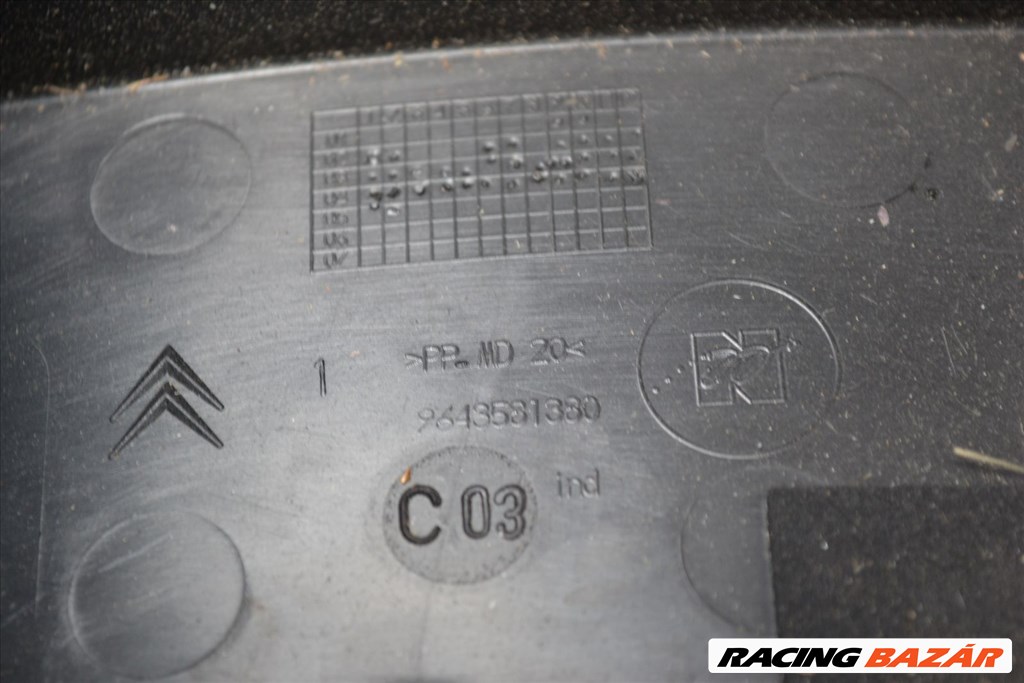 Citroen, Peugeot motortéri biztosíték tábla doboz, BSM doboz! 9643581380 3. kép