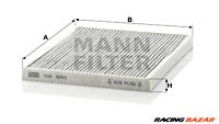 MANN-FILTER CUK 2243 - pollenszűrő ABARTH ALFA ROMEO CITROËN FIAT OPEL PEUGEOT VAUXHALL 1. kép