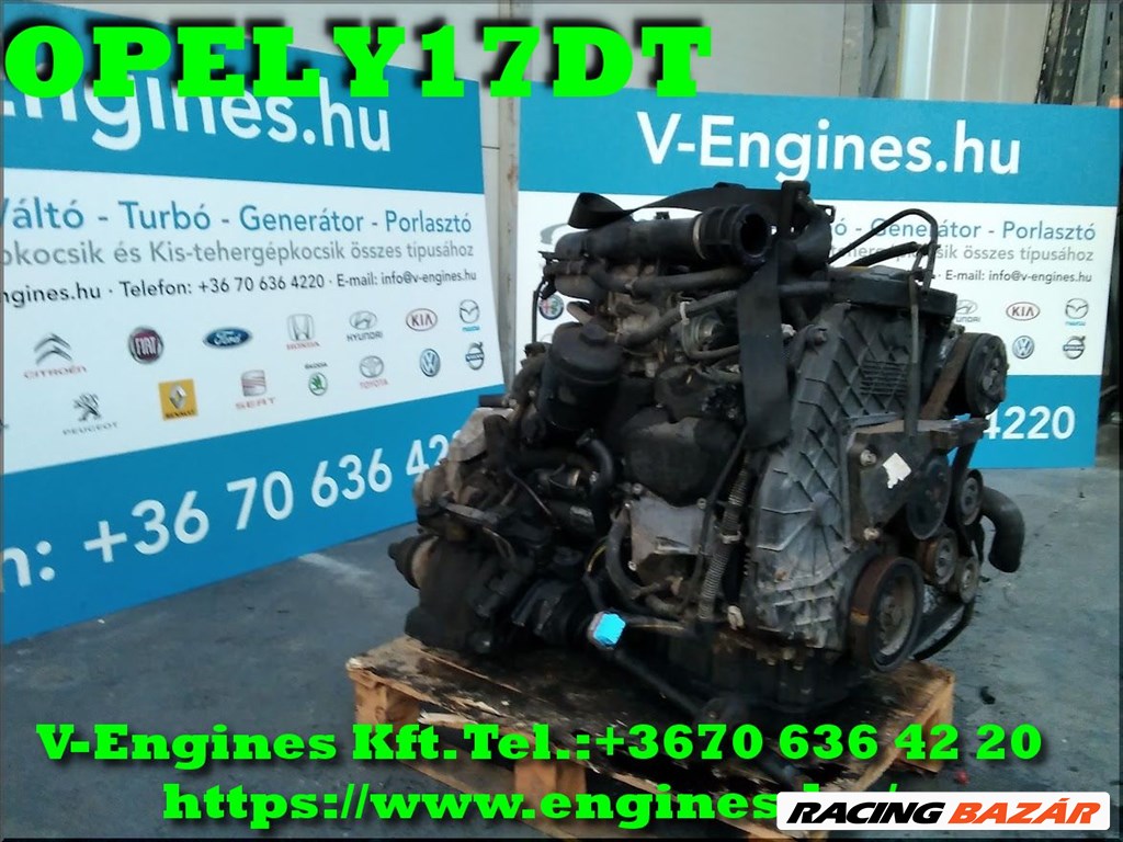 OPEL Y17DT bontott motor 2. kép