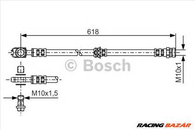 BOSCH 1 987 481 173 - fékcső VW