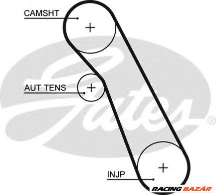 GATES 5541XS - vezérműszíj FORD MAZDA 1. kép