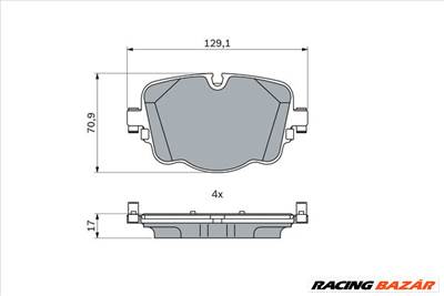 BOSCH 0 986 424 948 - fékbetétkészlet, tárcsafék BENTLEY