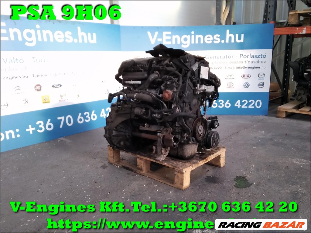 PSA 9H06 bontott motor,  2. kép