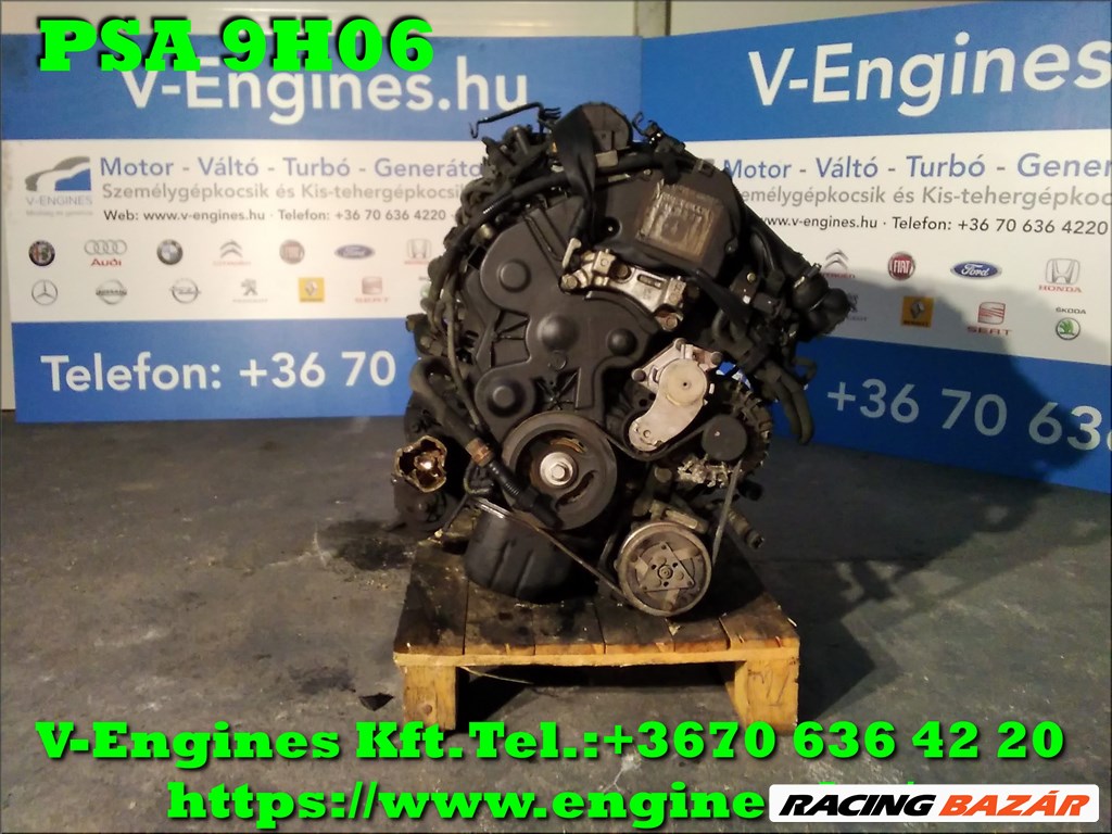PSA 9H06 bontott motor,  6. kép