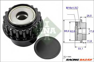 INA 535 0175 10 - generátor szabadonfutó LAND ROVER VOLVO VOLVO (CHANGAN)