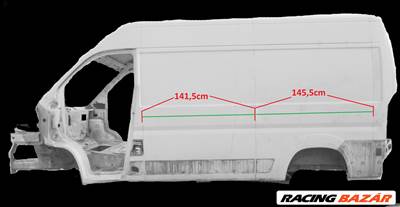 Fiat DUCATO Peugeot BOXER Citroen JUMPER 2006- L2 H2 Karosszéria ALKATRÉSZEK negyed ÍV OLCSÓN!