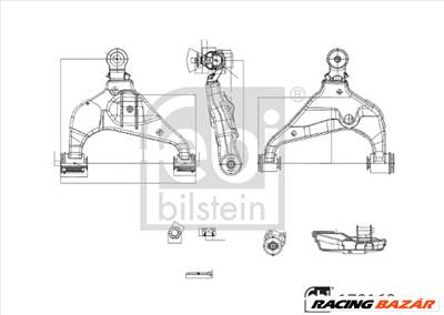 FEBI BILSTEIN 179168 - Lengőkar TOYOTA