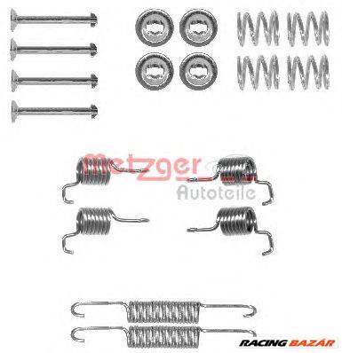 METZGER 105-0011 - Kézifék pofa tartozékkészlet FIAT TOYOTA