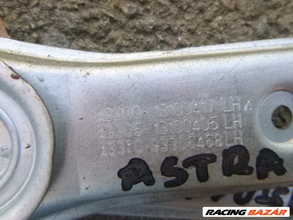 Opel Astra H 2005, 5 AJTÓS BAL ELSŐ ablakemelő mechanika  4. kép