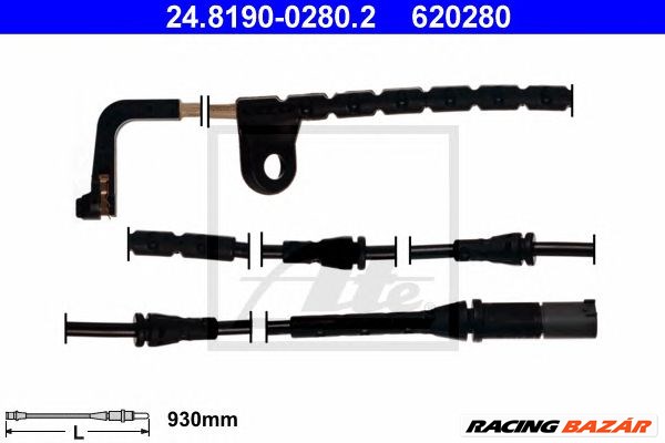 ATE 24.8190-0280.2 - fékbetét kopásjelző BMW 1. kép