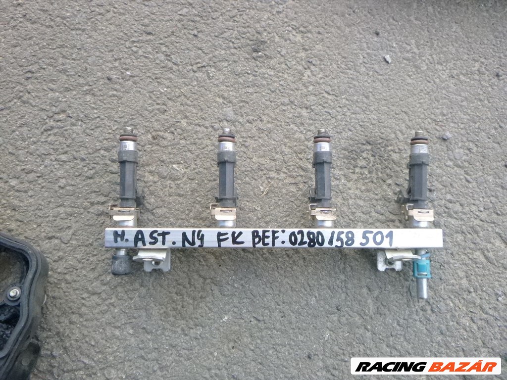 Opel Astra H 2005, 1,4, 16V, injektor híd BOSCH  0 280 151 208  0280158501 2. kép