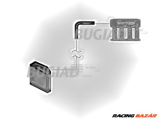 BUGIAD 82604 - Töltőlevegő cső SEAT VW 1. kép