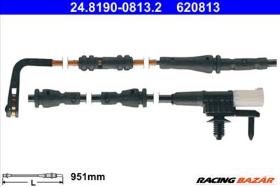 ATE 24.8190-0813.2 - figyelmezető kontaktus, fékbetétkopás LAND ROVER