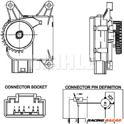 MAHLE AA 16 000P - állító elem, keverőlap AUDI SEAT SKODA VW VW (SVW)