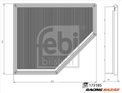 FEBI BILSTEIN 173185 - légszűrő BMW TOYOTA