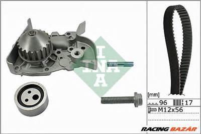 INA 530 0191 30 - Vízpumpa + fogasszíj készlet DACIA RENAULT VW (FAW)