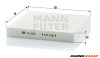 MANN-FILTER CU 2345 - pollenszűrő ISUZU LEXUS NISSAN 1. kép