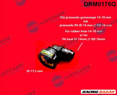 Dr.Motor Automotive DRM0176Q - csőkapcsoló, üzemanyag-vezeték