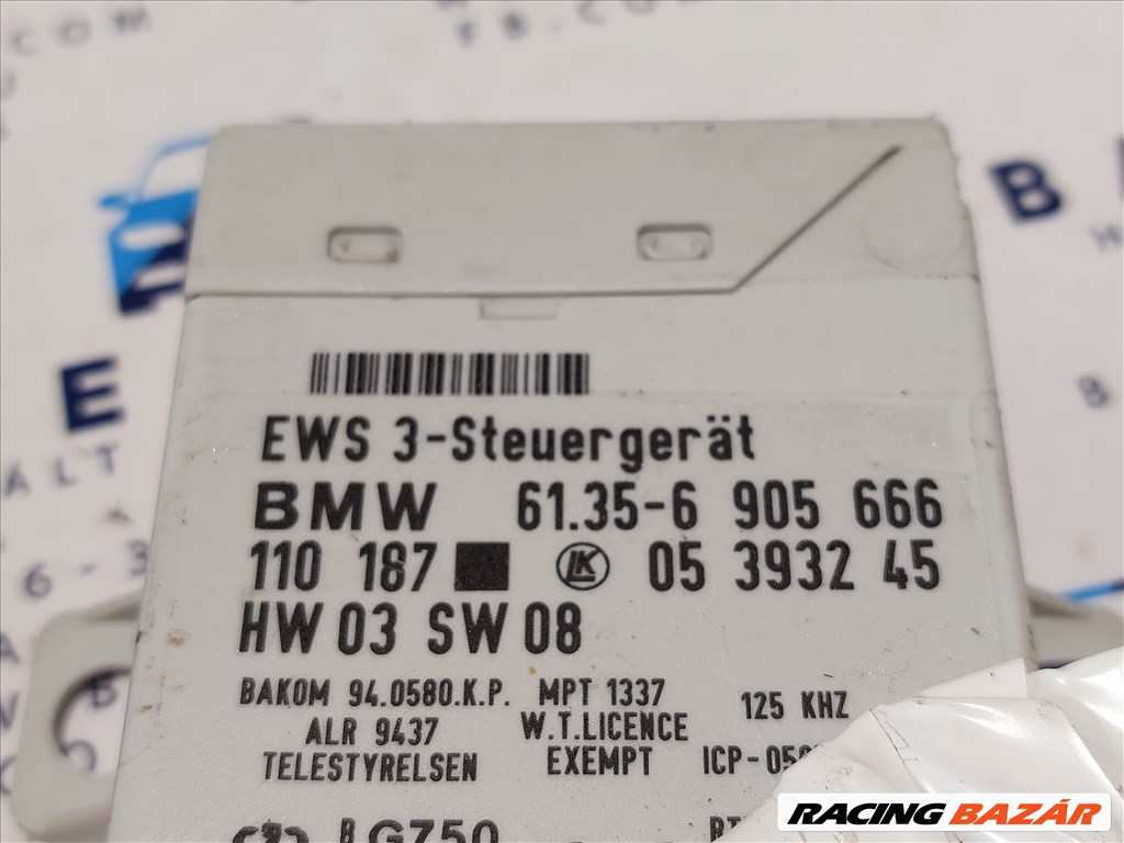 BMW E46 320d M47 150le ECU EWS computer motorvezérlő indító szett (078277) 7792024 3. kép