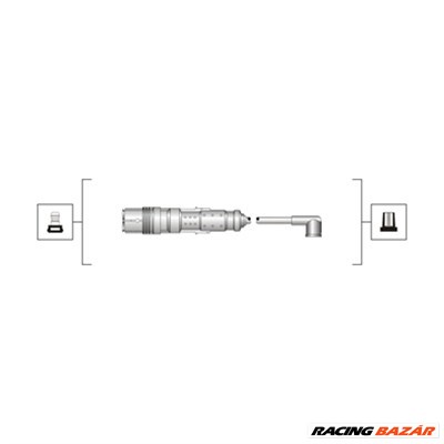 MAGNETI MARELLI 941319170119 - gyújtókábel szett SEAT VW 1. kép