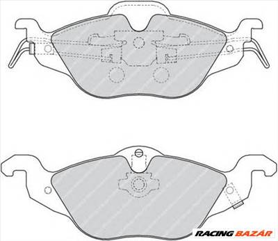 FERODO FDB1293 - fékbetét CHEVROLET OPEL VAUXHALL