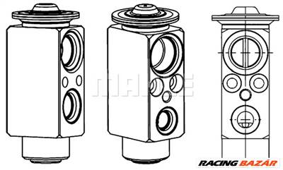MAHLE AVE 79 000P - táguló szelep, klímaberendezés OPEL VAUXHALL