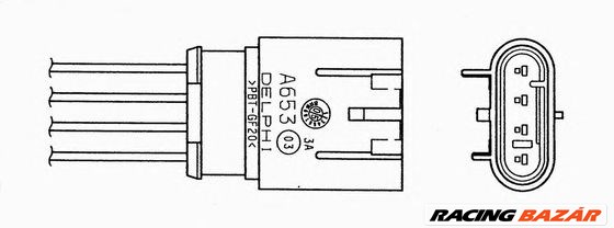 NGK 1726 - lambdaszonda ALFA ROMEO CHRYSLER FIAT FORD LANCIA 1. kép