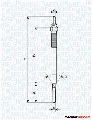 MAGNETI MARELLI 062900036304 - izzítógyertya TOYOTA