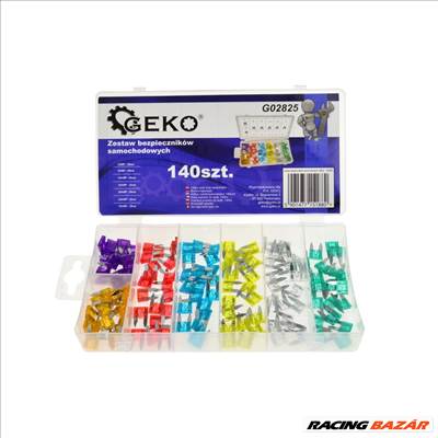 Geko 140db-os autós mini késes biztosítékkészlet - G02825