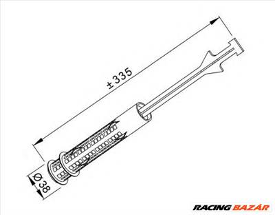 NRF 33352 - klíma szárítószűrő BMW