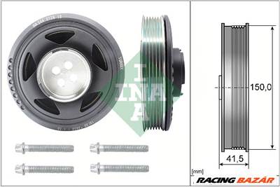 INA 544 0129 20 - Szíjtárcsa készlet, forgattyús tengely BMW MINI