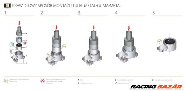 TEDGUM TED50810 - Csapágy, differenciál MAZDA 1. kép