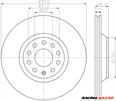 TEXTAR 92140703 - féktárcsa AUDI AUDI (FAW) CUPRA SEAT SKODA SKODA (SVW ) VW VW (FAW) VW (SVW)