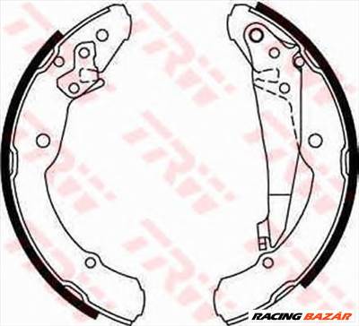 TRW GS8639 - fékpofakészlet AUDI BYD FAW SEAT SKODA SKODA (SVW ) VW VW (FAW) VW (SVW) ZHONGHUA(BRILL