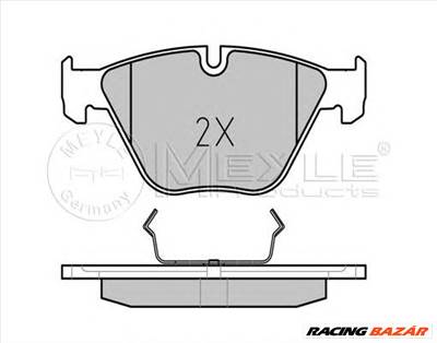 MEYLE 025 241 6120/PD - fékbetét BMW