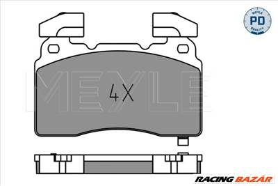 MEYLE 025 259 1516/PD - fékbetétkészlet, tárcsafék OPEL VAUXHALL