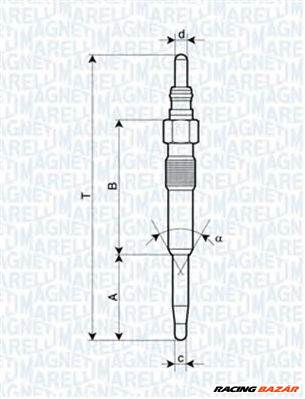 MAGNETI MARELLI 062900038304 - izzítógyertya AUDI SEAT SKODA VW