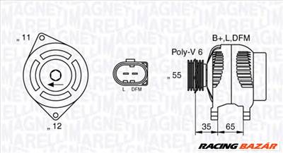 MAGNETI MARELLI 063377014010 - generátor ALFA ROMEO