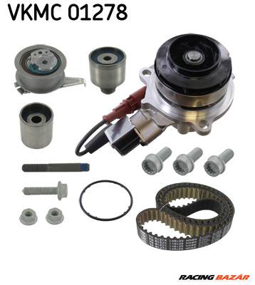 SKF VKMC 01278 - Vízpumpa + fogasszíj készlet AUDI SEAT SKODA VW