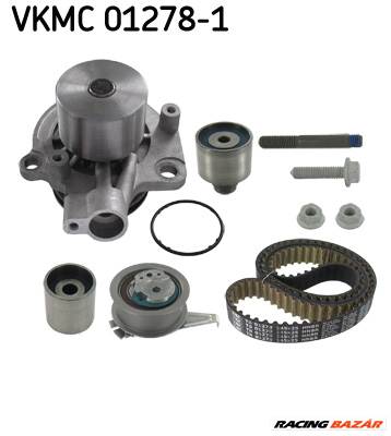 SKF VKMC 01278-1 - Vízpumpa + fogasszíj készlet AUDI SEAT SKODA VW