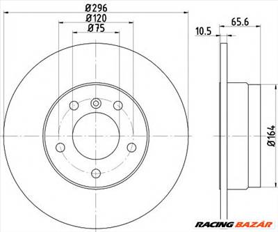 TEXTAR 92133103 - féktárcsa BMW BMW (BRILLIANCE)