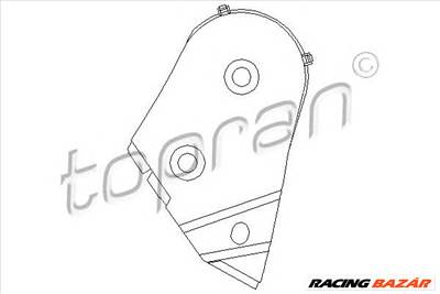 TOPRAN 109 110 - Fedél, fogasszíj AUDI SEAT VW