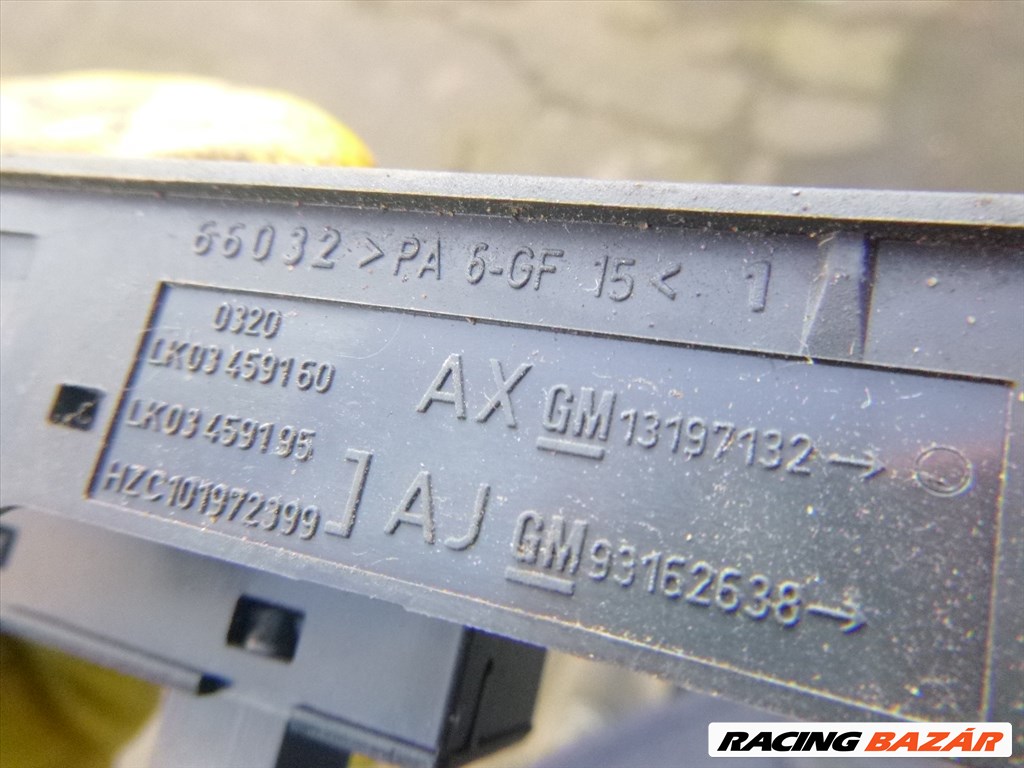 Opel Astra H 2005 JOBB ELSŐ ablakemelő kapcsoló AX, GM 13197132  gm99162638 4. kép