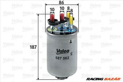 VALEO 587562 - Üzemanyagszűrő JAGUAR LAND ROVER