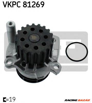 SKF VKPC 81269 - vízpumpa AUDI SEAT SKODA VW