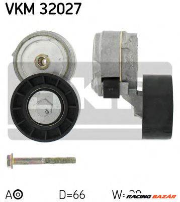 SKF VKM 32027 - hosszbordásszíj feszítőgörgő ALFA ROMEO FIAT LANCIA