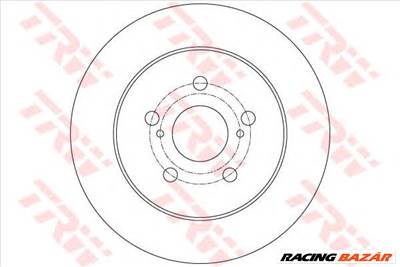 TRW DF6145 - féktárcsa LEXUS SUBARU TOYOTA