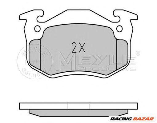 MEYLE 025 209 7311 - fékbetét CITROËN PEUGEOT RENAULT 1. kép