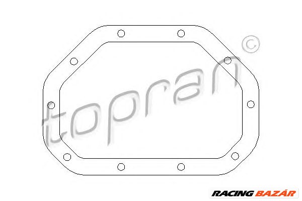 TOPRAN 206 470 - tömítés, differenciál CHEVROLET OPEL VAUXHALL 1. kép