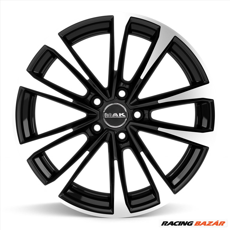 R18 5x100 (57,1) MAK MAIN BLACK MIRROR DIAMONDCUT- BICOLOR 7.5J ET46 NEW - 450 EUR  1. kép